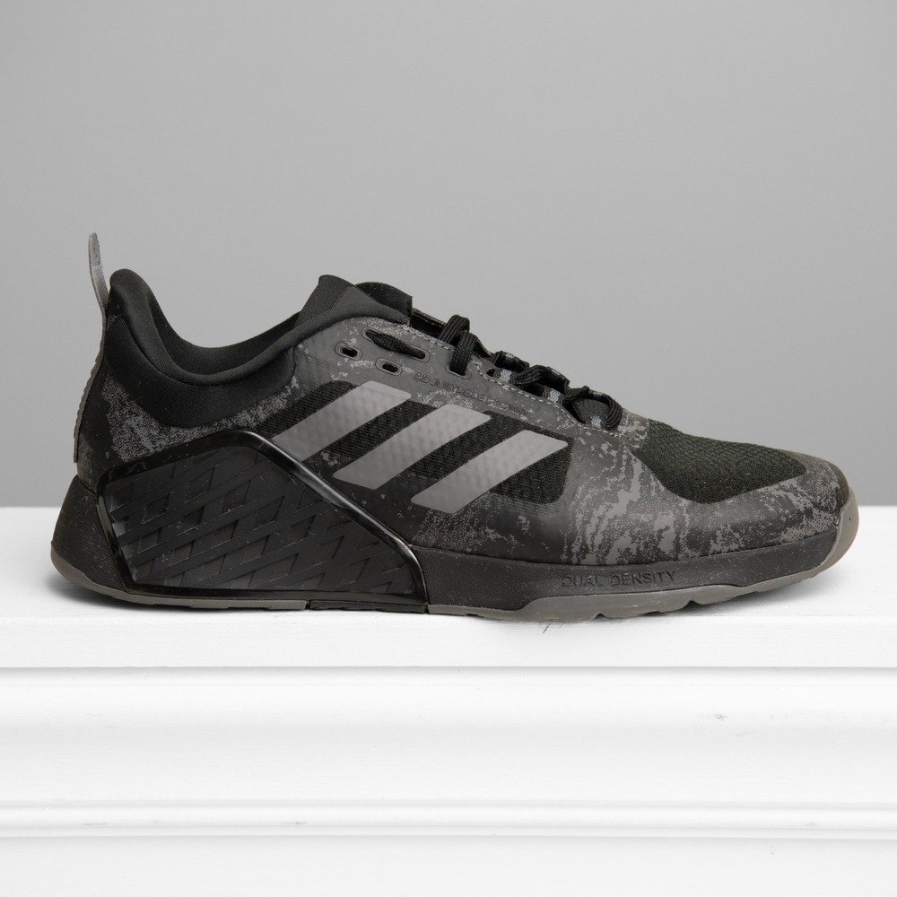 Adidas Dropset 2 Training Shoes Mens 10.5 Black Camo Athleisure Crossfit Sneaker